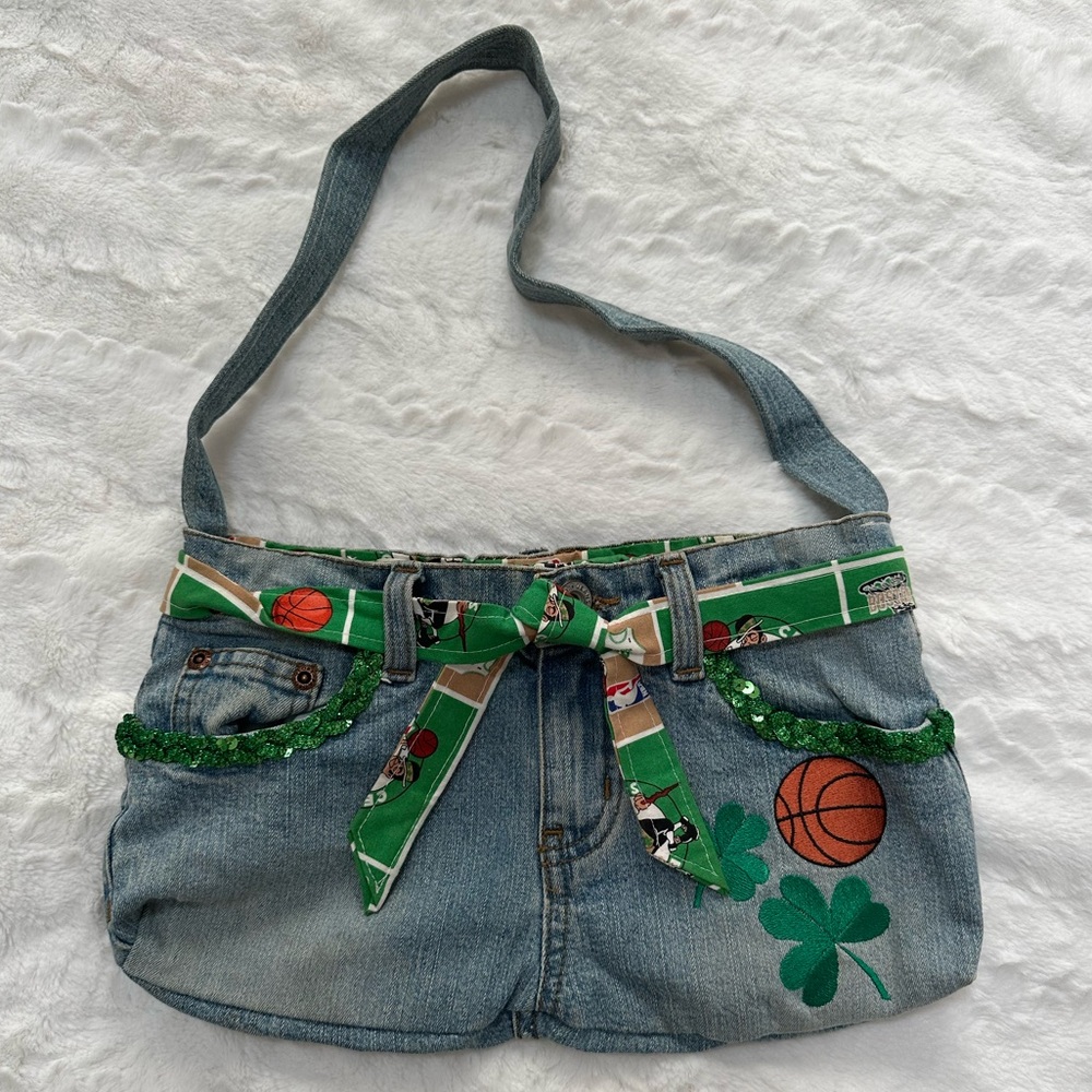 Hand Made Celtics Shoulder Purse